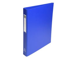 Exacompta Ringmap A4, PP, 4 ringen 25 mm, Blauw