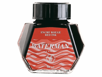 VULPENINKT WATERMAN 50ML STANDAARD ROOD  artikel afbeelding