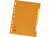Staples Tabbladen gekleurd karton 11 rings, A4, 6 onbedrukte tabs (set 6 vel) artikel afbeelding