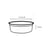 PLA deli container 240ml/12,1cm Ø x 3,5cm hoog