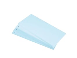 Exacompta FOREVER Tabbladen Met Perforatie, Karton 180g, Lichtblauw (pak 100 stuks)
