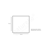 Servet gerecycled/ongebleekt 39x39cm ¼ vouw double point