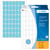 Etiket HERMA 2343 12x18mm blauw 1792 stuks
