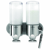 Wand Zeepdispenser Twin, Simplehuman, kleur RVS/transparant, model VB 009377 artikel afbeelding