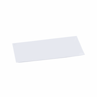 Suikerriet bord "Komodo" 180x90mm, kleur wit