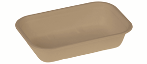 Suikerriet bakje 850ml/22,9x15,3x5cm bruin