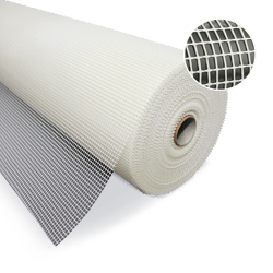 Wapeningsgaas Niet zelfklevend100cm x 100m Wit