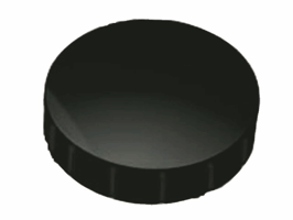 Magneet MAUL Solid 20mm 300gr zwart 10 stuks