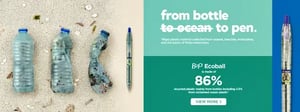 Balpen Pilot B2P Ecoball Begreen assorti medium