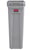 Afvalbak Rubbermaid Slim Jim Vented met luchtsleuven 87L grijs