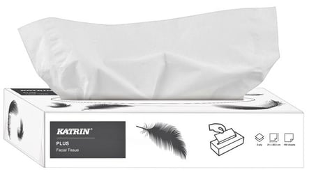 Facial tissue's Katrin 11797 doos à 100 stuks artikel afbeelding