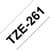 Labeltape Brother P-touch TZe-261 standaard 36mm zwart op wit