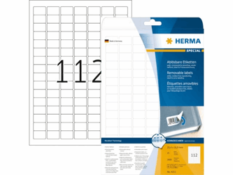ETIKET HERMA 4211 25.4X16.9MM 2800ST