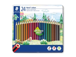 Staedtler Noris Colour 185 Kleurpotloden, Assorti (1 doos x 24 stuks)