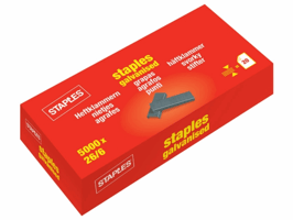 Staples Nieten office standaard 26/6 verzinkt (pak 5000 stuks)