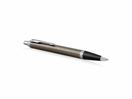 Parker IM Intens Donkere Espresso Balpen, Kliksysteem, Blauw