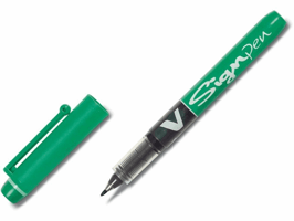 Pilot Fineliner V-Sign Pen 0,6 mm, groen artikel afbeelding