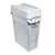 Afvalbak voor kringloopmateriaal SLIM JIM® inhoud 60 l, tuimeldeksel grijs