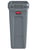 Afvalbak Rubbermaid Slim Jim Vented met luchtsleuven 60L grijs