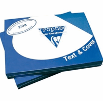 Clairefontaine Trophee Tekst & Cover fijn linnen kartonpapier A4 210x297mm 270gr. Kleur: Zwart. Art.nr. 2730