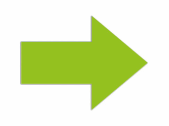 Symbool magn. pijl groen 60x80mm/pk5 artikel afbeelding