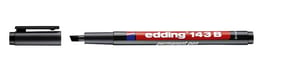 Viltstift Edding 143 beitel 1-3mm zwart
