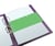 Scheidingsstrook Oxford Duo 240x105mm groen 60 stuks
