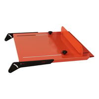 Werktafel lang oranje