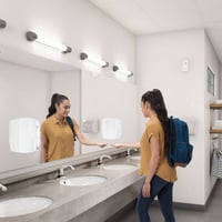 Dispenser voor zeep/desinfectiemiddel NO-TOUCH vulhoeveelheid 1,1 l kunststof