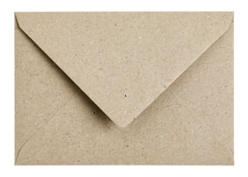 Envelop Papicolor C6 114x162mm Kraft grijs