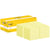 Memoblok 3M Post-it 654-CY 76x76mm geel voordeelpak
