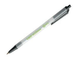 BiC Ecolutions Clic Stic Balpen, Medium Punt, 1 mm, Zwart (pak 50 stuks)