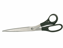 Schaar Quantore 250mm +plastic handvat zwart