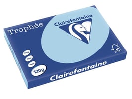 Clairefontaine Trophée Papier, A3, 120 g/m², Blauw (pak 250 vel)