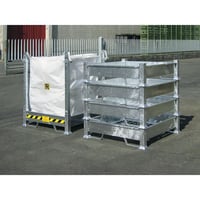Big-bag-pallet l x b = 1070x1070 mm draagvermogen 1000 kg