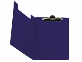 Klembordmap Bantex met klem en penlus donkerblauw