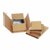 Zelfklevende boekverpakking 250x180x10-90mm, kleur bruin, microgolf artikel afbeelding