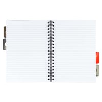 Projectboek Pukka Metallic B5 lijn 4-tabs 200 pagina's 80gr groen