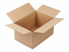 Verzenddoos CleverPack enkelgolf 430x305x250mm bruin pak à 10 stuks