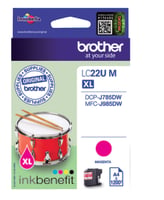 Inktcartridge Brother LC-22UM rood