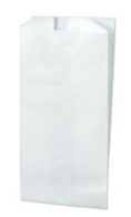 Ersatz zak 2 pond nr. 28 16/10,5×32 cm verpakt per 10 kilo model blanco wit