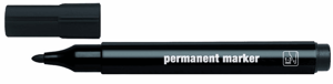 Staples Permanent marker DuraMark 2070 1,5 - 3 mm, zwart (doos 10 stuks)