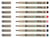 Fineliner Sakura pigma micron 0.4mm blister à 8 stuks assorti