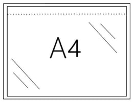 JIPSNEL Doculop© A4-C4 Blanco - Paklijst enveloppen