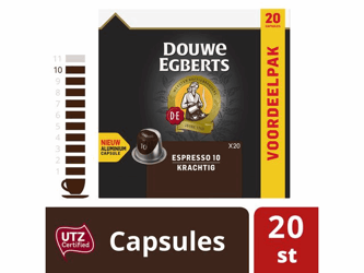 Koffie capsules DE espresso 10/pk20 artikel afbeelding