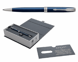 Balpen Parker Sonnet blue lacquer CT medium