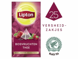 Thee Lipton Exclusive bosvruchten 25x2gr