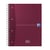 Collegeblok Oxford Office Essentials European book A4+ 4-gaats 120 vel assorti