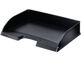 Leitz Plus Dwars Brievenbak, Polystyreen, 363 x70 x 273 mm, Zwart