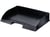 Leitz Plus Dwars Brievenbak, Polystyreen, 363 x70 x 273 mm, Zwart artikel afbeelding